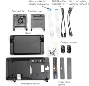 img 2 attached to 📱 SmartiPi Touch 2 - Raspberry Pi 7 Inch Touchscreen Case with Cooling Fan