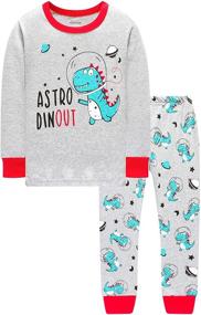 img 3 attached to Dinosaurs Pajamas Christmas Children Jammies Boys' Clothing