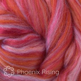 img 3 attached to Merino Bamboo Fiber Blend: Phoenix Rising - The Ultimate Softness and Versatility for Hand Spinning, Felting, Soap Making, and Dryer Balls