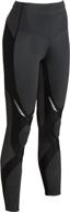 🩲 cw-x women's full length stabilyx compression legging tights with mid rise logo