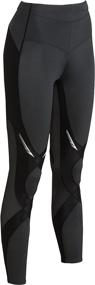 img 4 attached to 🩲 CW-X Women's Full Length Stabilyx Compression Legging Tights with Mid Rise