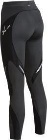 img 3 attached to 🩲 CW-X Women's Full Length Stabilyx Compression Legging Tights with Mid Rise