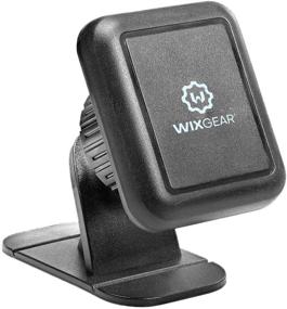 img 4 attached to 📱 WixGear Magnetic Phone Mount: Fast Swift-snap Technology for Universal Stick On Dashboard Car Mount Holder