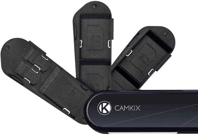 eco fused pocketknife memory card storage 로고