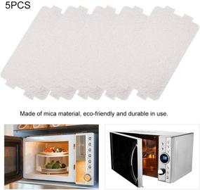 img 2 attached to 🔧 5pcs Universal Microwave Oven Mica Plate Sheet Waveguide Cover Set for Effective Repair and Replacement | Home Kitchen Office Restaurant Microwave Repairing Parts Accessory