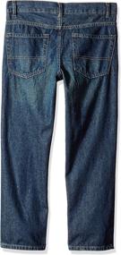 img 3 attached to 👖 Indigo Straight Jeans for Boys: High-Quality Children's Place Clothing at Jeans