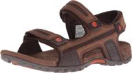 medium earth merrell sandspur sandal логотип