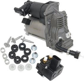 img 1 attached to SCSN Suspension Air Compressor Pump W/Valve Block 37206789938 For 2007-2013 X5 E70