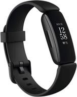 🔋 fitbit inspire 2: boost your health & fitness with 1-year free fitbit premium trial and 24/7 heart rate monitoring, black/black (includes s & l bands) логотип