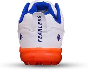 img 3 attached to DSC Beamer Cricket Shoes in Vibrant Orange and White for Ultimate Performance