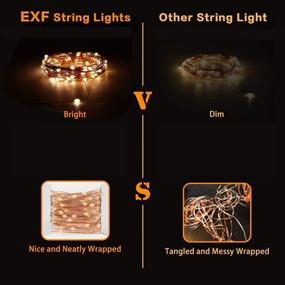 img 1 attached to 🔌✨ USB Plug in LED String Lights with Adaptor - 39FT 100 LEDs Super Bright Copper Wire Fairy Lights, Remote Control with 8 Scene Modes, Timer and Dimmer Options for Bedroom Decorations