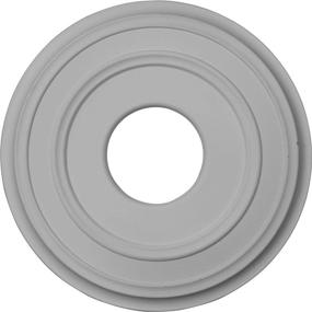 img 4 attached to 🏢 Ekena Millwork CM12CL Classic Ceiling Medallion for 7 1/4" Canopies (12 3/8" OD x 4" ID x 1 1/8" P) - Factory Primed