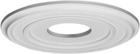 img 3 attached to 🏢 Ekena Millwork CM12CL Classic Ceiling Medallion for 7 1/4" Canopies (12 3/8" OD x 4" ID x 1 1/8" P) - Factory Primed