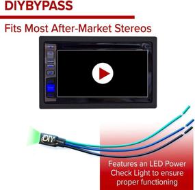 img 2 attached to 🚗 Enhanced Parking Brake Bypass for Sony & Boss Radios: XAV & BV Models – Multi-Pulse Video in Motion with LED Power Check Light