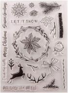 christmas greeting snowflakes decoration scrapbooking logo