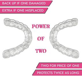 img 1 attached to 😁 GRINDSHIELD Women's Custom Dental Mouth Guards - (2) Upper Teeth Night Guards for Teeth Grinding – Ideal Comfort Fit Mouth Guard & Case - Sleep Bruxism, Tooth Clenching & TMJ Relief