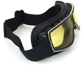 img 2 attached to CRG Sports Aviator Pilot Style Leather Cruiser Scooter Goggles for Men Women - T13-Parent: A Comprehensive Review and Buying Guide