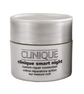 💧 clinique smart night custom repair moisturizer for dry to combination skin - 0.50 oz. / 15 ml - effective skincare solution logo