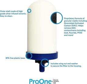 img 1 attached to 💧 Улучшите вашу воду с кувшином ProOne Replacement Filter Infused.