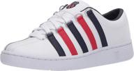 👟 timeless style: k swiss classic white sneakers for men - must-have men's shoes! logo