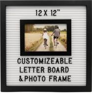 📸 customizable changeable letterboard photo frame logo