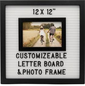 img 4 attached to 📸 Customizable Changeable Letterboard Photo Frame