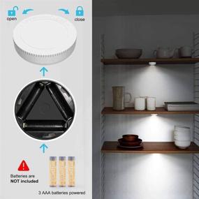 img 1 attached to Wireless LED Tap Lights 7-Pack: Bright Stick On Night Lights for Closet, Kitchen, Bedroom & More!