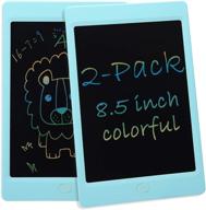 2-pack windek lcd writing tablet - 8.5 inch colorful screen, electronic drawing & writing doodle board for kids, erasable ewriter for boys and girls aged 3-14 years logo