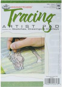 img 1 attached to ROYH8 Essentials(TM) Tracing Artist Paper Pad, 5x7 Inches, 16 Sheets by Royal Brush - Optimal for SEO