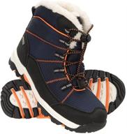 🏔️ великая защита: зимние ботинки mountain warehouse waterproof snowboots для мальчиков для активного отдыха на свежем воздухе логотип