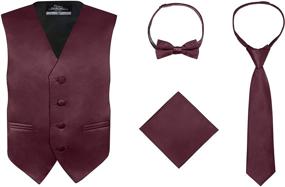 img 4 attached to 👔 S H Churchill Co Pocket Burgundy Boys' Clothing: Stylish and Functional Fashion for Young Gentlemen!