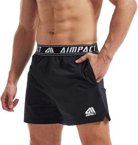 img 4 attached to AIMPACT Workout Shorts Training Running