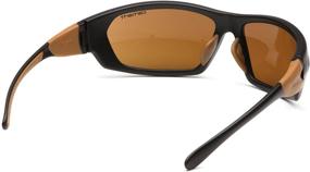 img 1 attached to Enhance Your Safety with Carhartt Carbondale Sandstone Safety Sunglasses