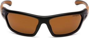 img 3 attached to Enhance Your Safety with Carhartt Carbondale Sandstone Safety Sunglasses