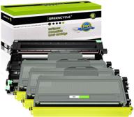 🖨️ greencycle replacement drum and toner set for brother dr360 + tn360 – compatible with mfc-7340/7440/7840 series printer (1 drum + 3 toner) logo