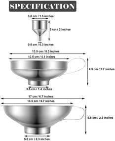 img 3 attached to Stainless Funnels Canning Strainer Compatible