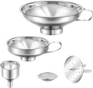 stainless funnels canning strainer compatible logo