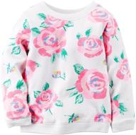 carters little girls floral toddler girls' clothing for tops, tees & blouses logo