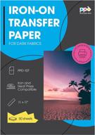 📄 inkjet transfers paper sheets ppd107: premium quality sewing pack of 50 logo