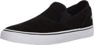 emerica slip skate black medium men's shoes in athletic logo