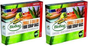 img 1 attached to 🌱 Biobag Food Waste Bags - Eco-Friendly 3 Gallon Solution (Pack of 2, 25 Count)