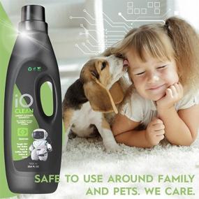 img 2 attached to iO CLEAN Carpet Cleaner Shampoo: Powerful Deep Cleaning and Odor Elimination for Carpets, Rugs, and Upholstery - 33.8 FL OZ