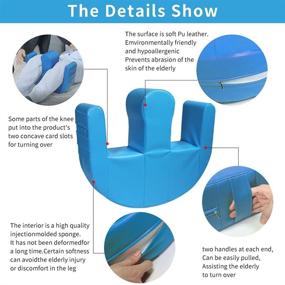 img 2 attached to 🛏️ MNpartnery RestEZ Patient Turning Device - Versatile Bed Rest Turning Device with PU Leather Cover and Waterproof Transfer Pad - Anti-Decubitus Nursing Aid for Elderly Care, Assisting with Turn Over…