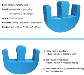 img 1 attached to 🛏️ MNpartnery RestEZ Patient Turning Device - Versatile Bed Rest Turning Device with PU Leather Cover and Waterproof Transfer Pad - Anti-Decubitus Nursing Aid for Elderly Care, Assisting with Turn Over…