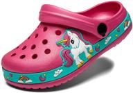 cute cartoon garden clogs shoes for kids - cerythrina slides sandals beach pool slippers logo