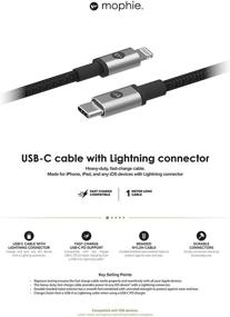 img 1 attached to 🔌 Mophie USB C Lightning Connector with Charging Capability