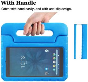 img 3 attached to 📱 AVAWO Onn 8” Kids Case (2019) - Lightweight Shockproof Convertible Handle Stand, Kids-Friendly, Blue Tablet Case for Onn 8-inch Android Tablet (2019 Release)