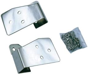 img 1 attached to 🔧 Rugged Ridge Stainless Steel Mirror Relocation Bracket Kit for 03-06 Wrangler TJ/LJ