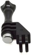 📷 williamcr 90 degree direction adapter elbow mount: perfect for gopro hero 9/8/7/6/5/4 black, hero 3+, dji osmo action, akaso, campark, yi action camera - with thumb screw! logo