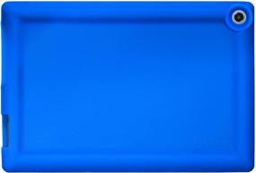 img 3 attached to 🔵 Premium BobjGear Bobj Rugged Tablet Case for Lenovo Duet Chromebook 10.1 CT-X636F - Kid Friendly, Batfish Blue